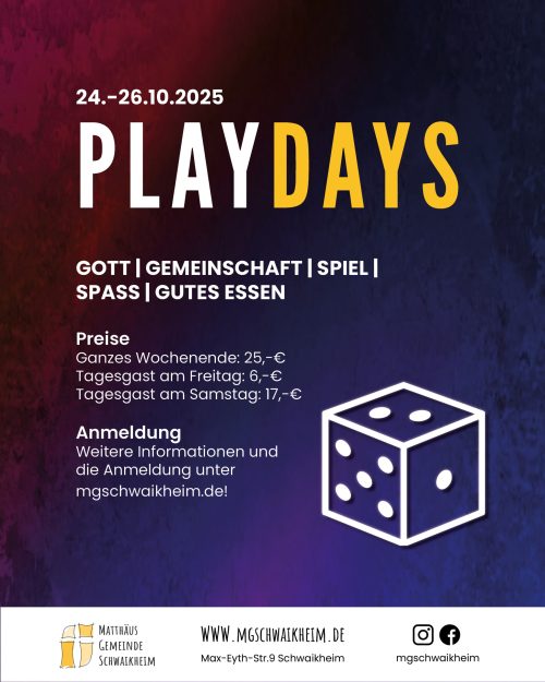 2025–10_Flyer_PlayDays 2025-10_Flyer_PlayDays